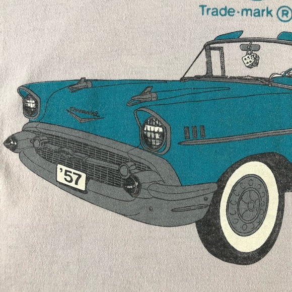 Coca Cola 57 Chevrolet Bel Air Car Chevy Coke Tee - Picture 4 of 7